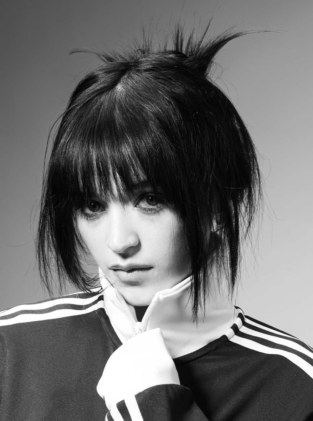 Black Updo with Fringe - John Morrison - BHA Northern Ireland Hairdresser of the Year 2026 Finalist Collection